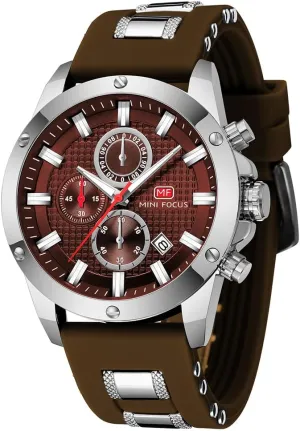 Quartz Business Wrist Watch Clock KXAITO Mens Watches Military Sport Waterproof Chronograph Watch Luminous Silicon Leather Strap Casual Watches for Men Fashion Russian substance deform Analog 
