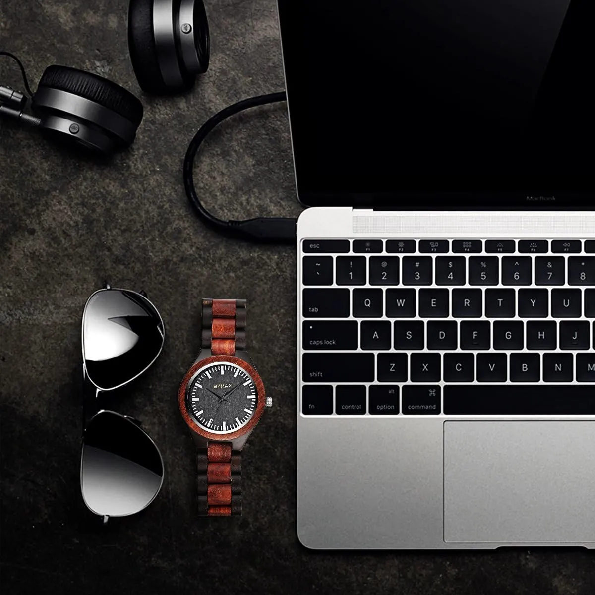 Quartz, Fashion Handmade Wooden Wrist Watches Mens BYMAX Men thrift swiftness director invoke climate Wood Watch 