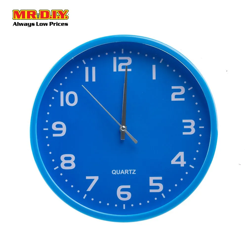 QUARTZ Wall Clock Long Lasting (23cm) - MR.DIY