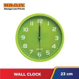 QUARTZ Wall Clock Long Lasting (23cm) - MR.DIY