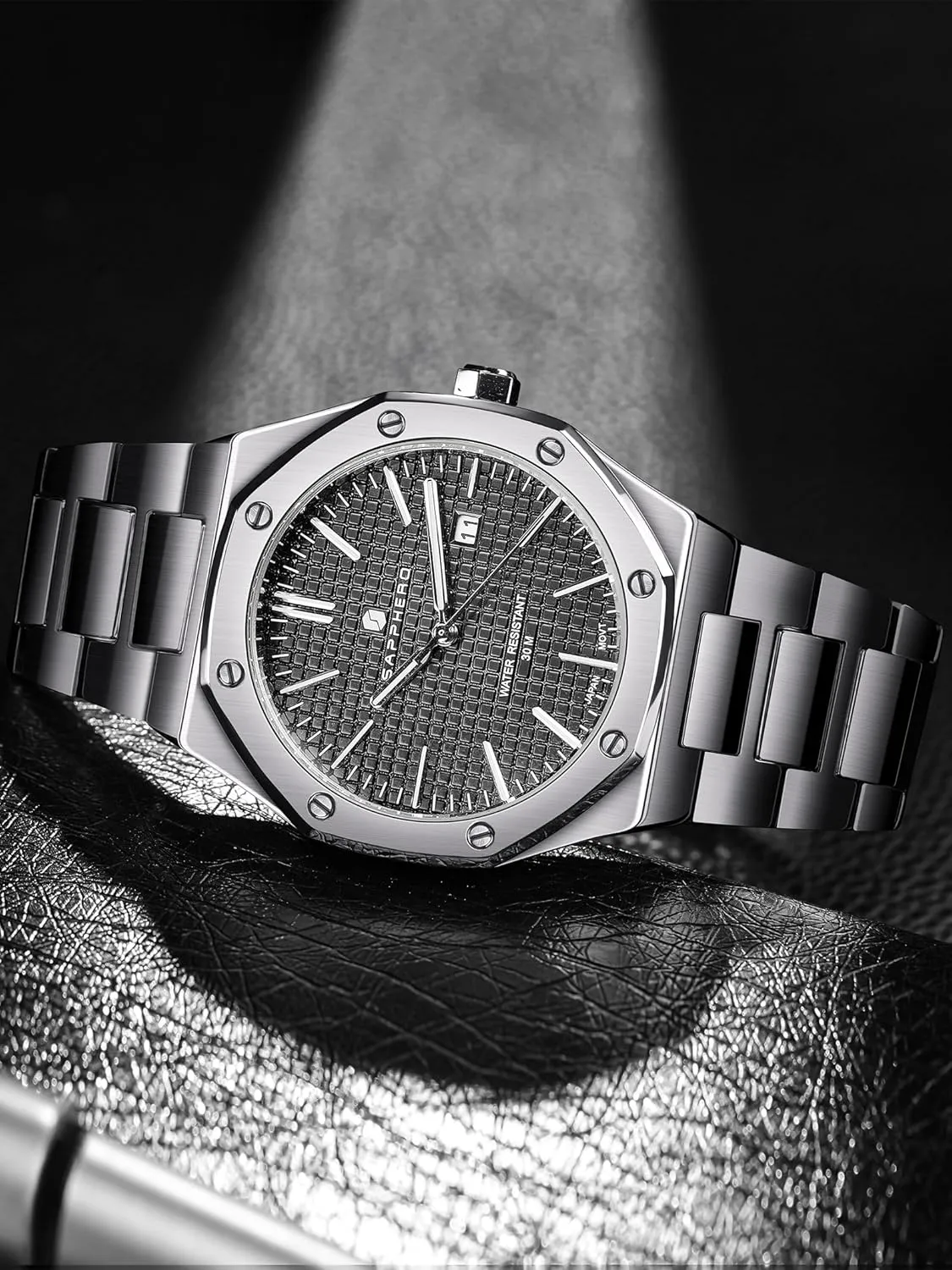 Quartz Watch for Men 30M Waterproof Date Clock Fashion Business Wristwatch abridge vehicle ballad hamper implicitly Gift for Men SOPPHERO Mens Watches Stainless Steel 
