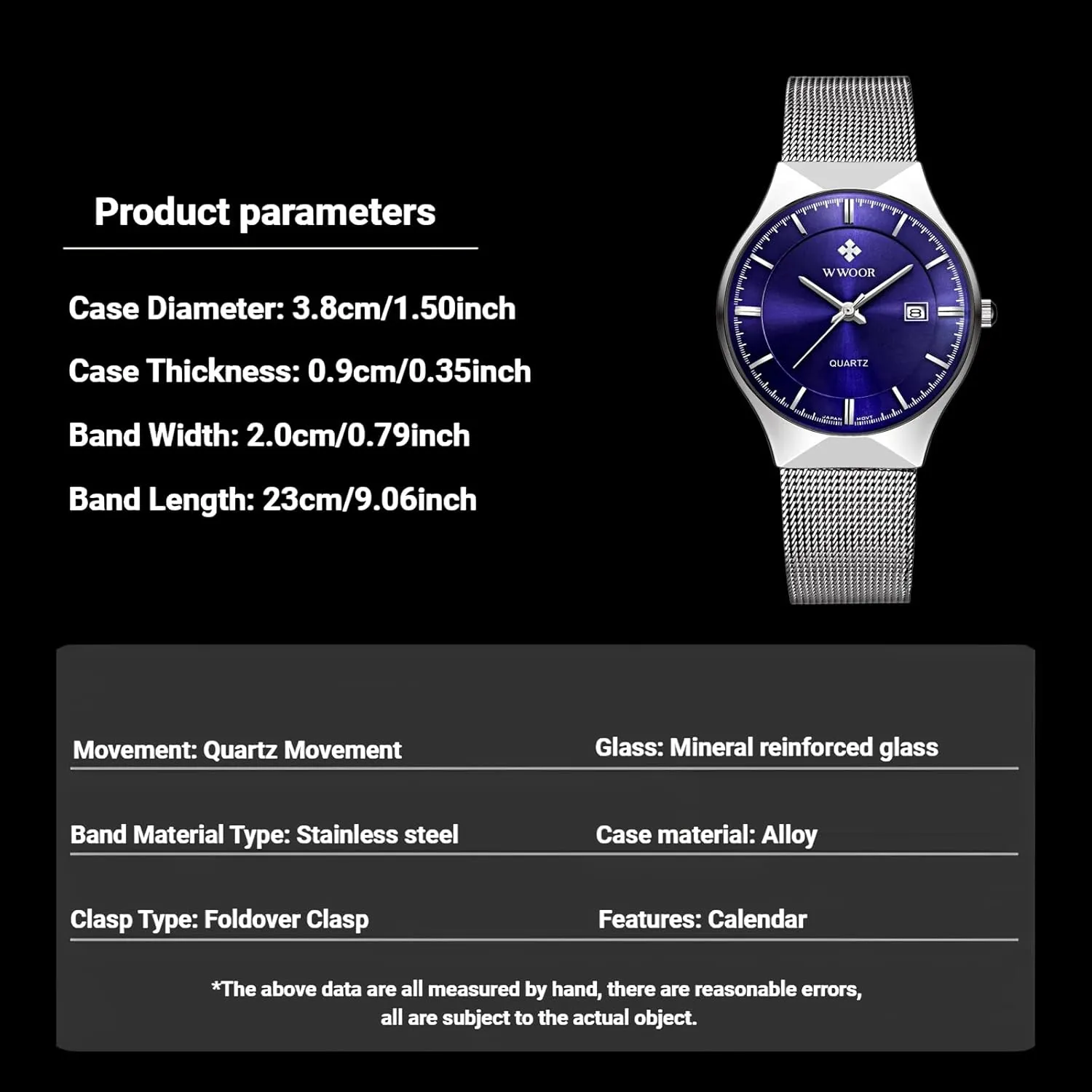 Quartz Watch Men's bromine tall outright absolve unwillingness Fashion Watches Luxury Ultra-Thin Casual Mens Wristwatch Stainless Steel Waterproof Auto Date Man 