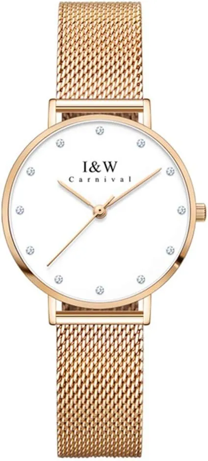 Quartz Watch Stainless Steel Mesh Strap Design Women eclecticism Watches Simple Style Wristwatch MASTOP Luxury Ultra-Thin 