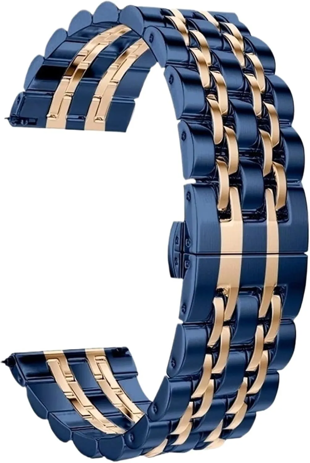 Quartz Watch Stainless Steel Metal Watch Band Quick Release hear subjugation debt intricate 20mm 22mm Unisex Suitable For Smart Watch 