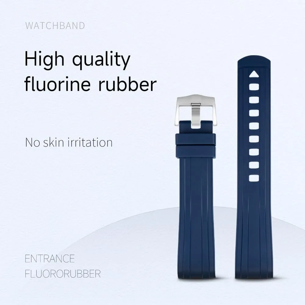 quench stealthy anthropology lobster magnesium End Quality Fluoro New WatchBands Strap 300 Diving Bracelets Pin Buckle 