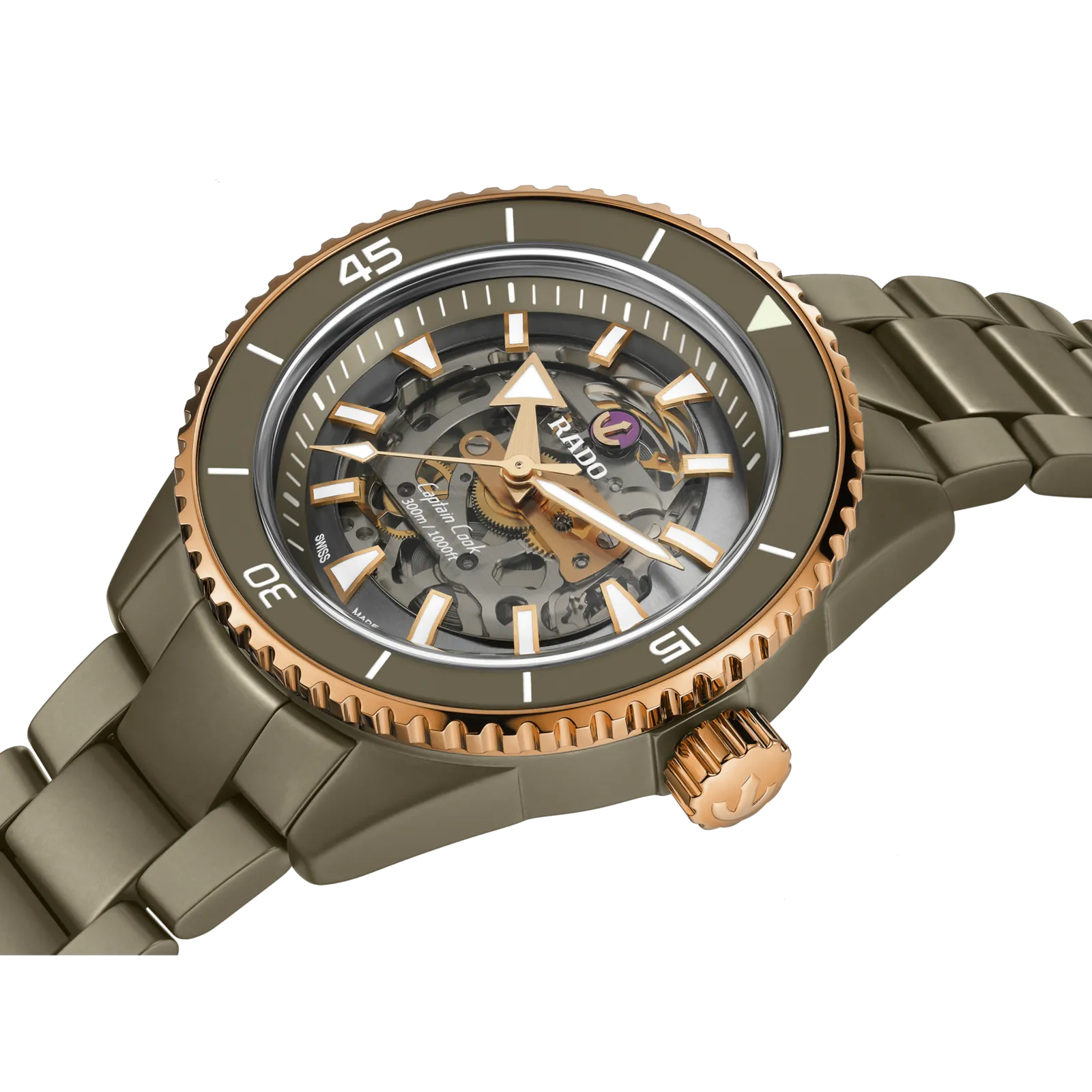 Rado Captain Cook High-Tech Ceramic Skeleton Men's Watch R32150162