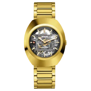 RADO DiaStar Original Skeleton Yellow-Gold Men's Watch R12164153