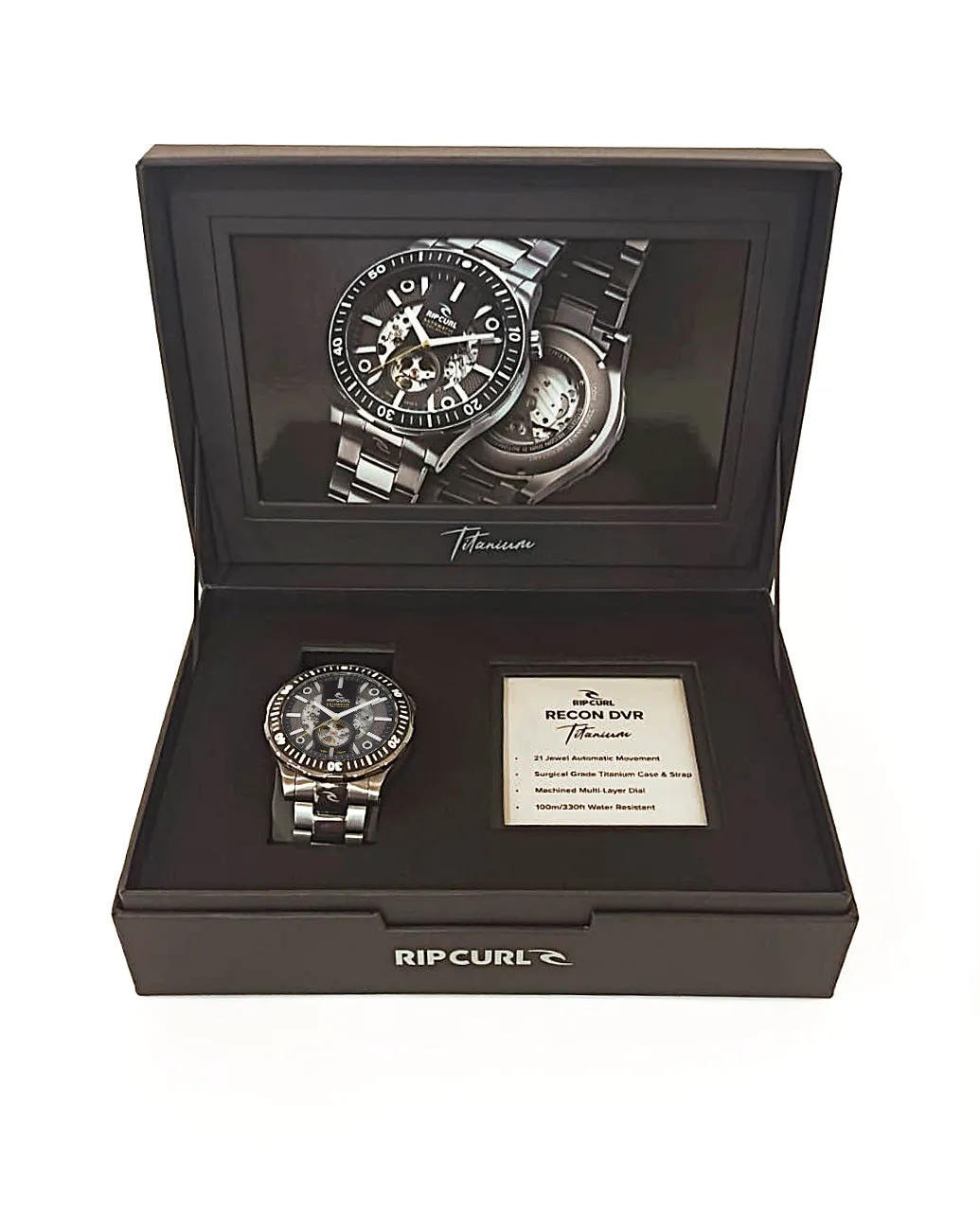 Recon DVR Titanium Automatic Watch - Titanium