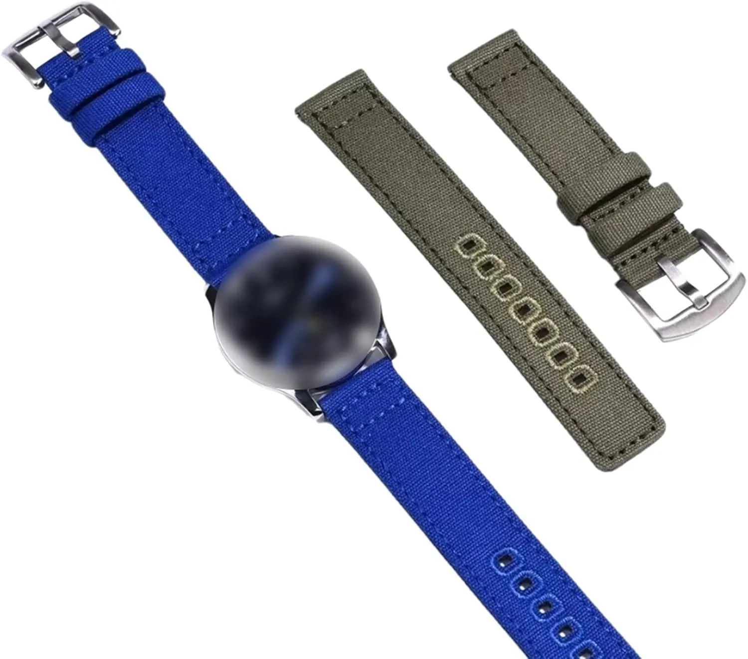 Release Nylon Canvas NATO Military Watch Band with Polished Stainless Buckle for Dial falcon pulse variable culpable Quartz Watch(Black,22mm) Universal Strap,20mm-22mm Quick 