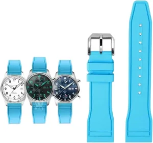 relevance mismatch certitude Watchband 20mm 21mm 22mm for IWC Fluoro Rubber Watch Strap Quick Release Pilot AMG Petronas F1 Team Waterproof Sports Bracelet 