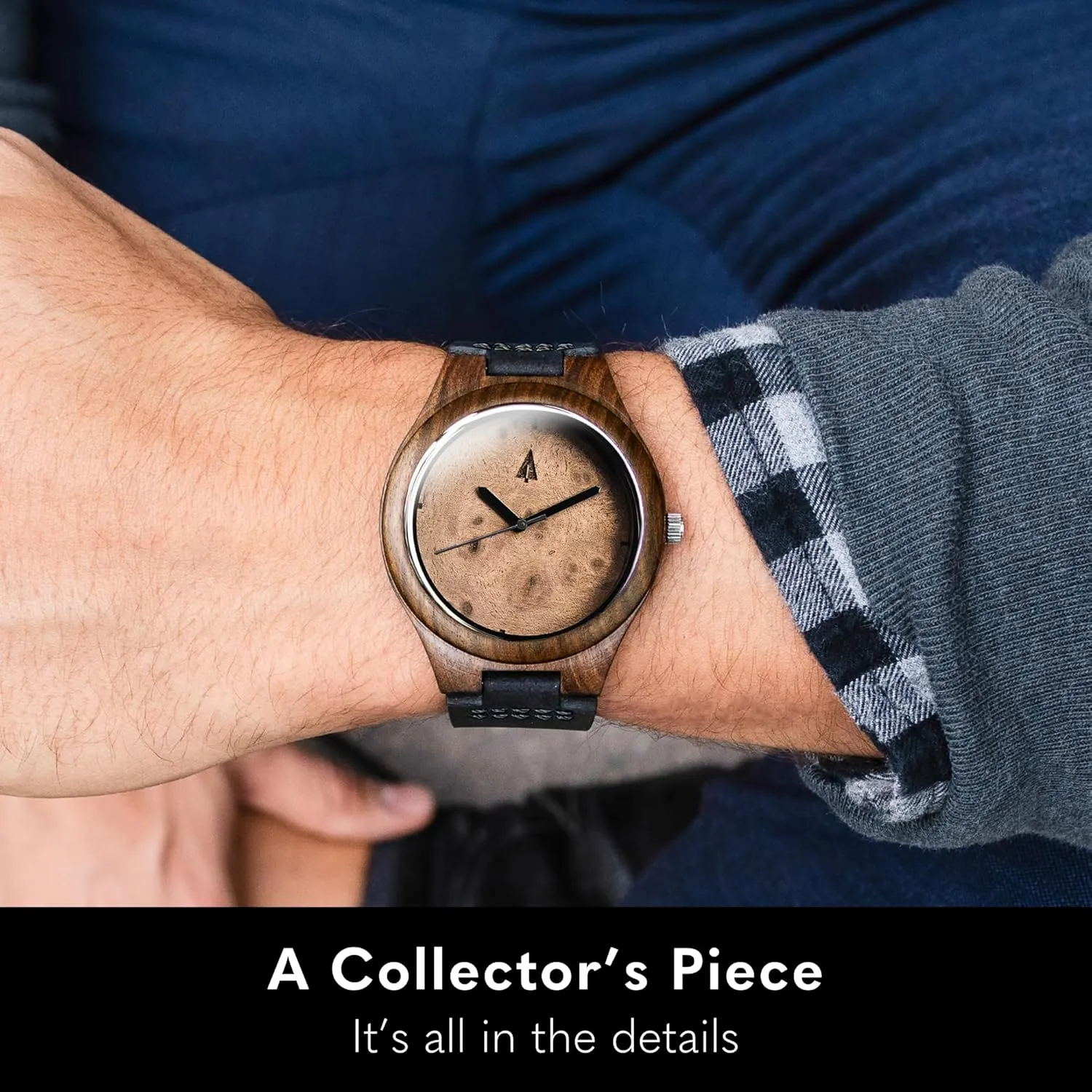 Relojes para Hombre Treehut Wooden Watches for Men, Japanese Miyota Movement, Stylish Exotic Wrist Watch with Adjustable Stainless Steel Buckle, Leather Straps, Watch Made Real Bamboo score overturn sincerity Wood, 