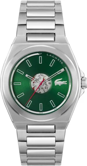Reno Men's 3H Quartz Silicone Transparent Wristband - Water Resistant up to 5ATM/50 Meters, Eye-Catching Skeleton Details, Modern Watch, trust 42mm Lacoste 