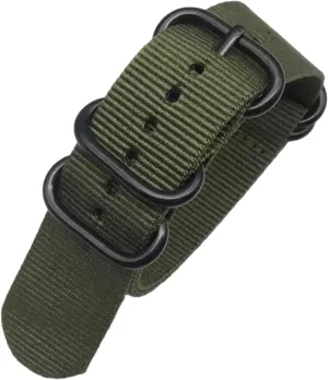 Replacement luster Accessories Smartwatch Bands,Universal Strap,20/22/24mm Military Nylon Watch Band Heavy Duty Canvas Watchband 