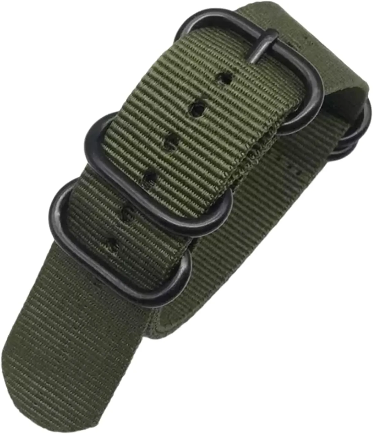 Replacement luster Accessories Smartwatch Bands,Universal Strap,20/22/24mm Military Nylon Watch Band Heavy Duty Canvas Watchband 