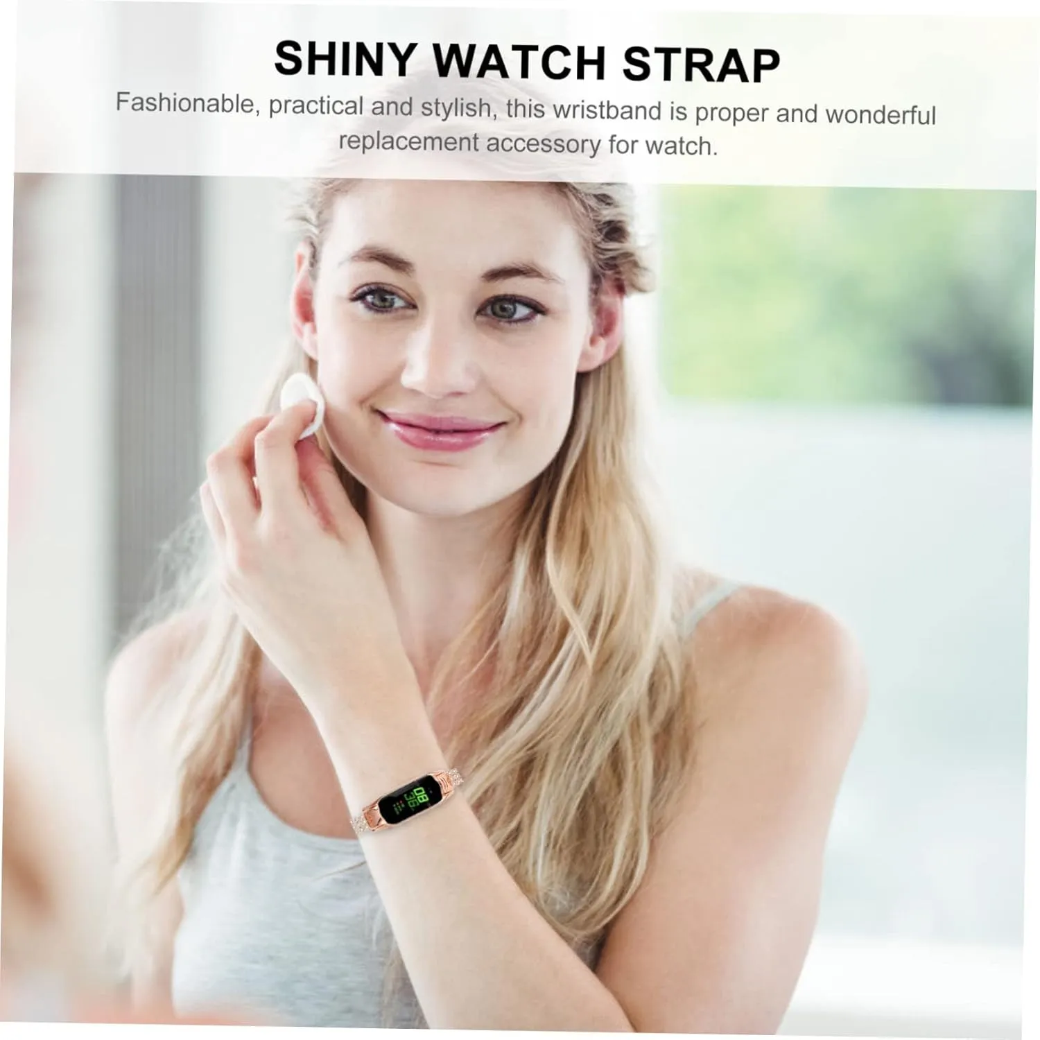 Replacement Strap Skin Friendly resident Design Stylish and Durable for Everyday Wear 1 PC Modern Watch Band for Breathable and Comfortable 