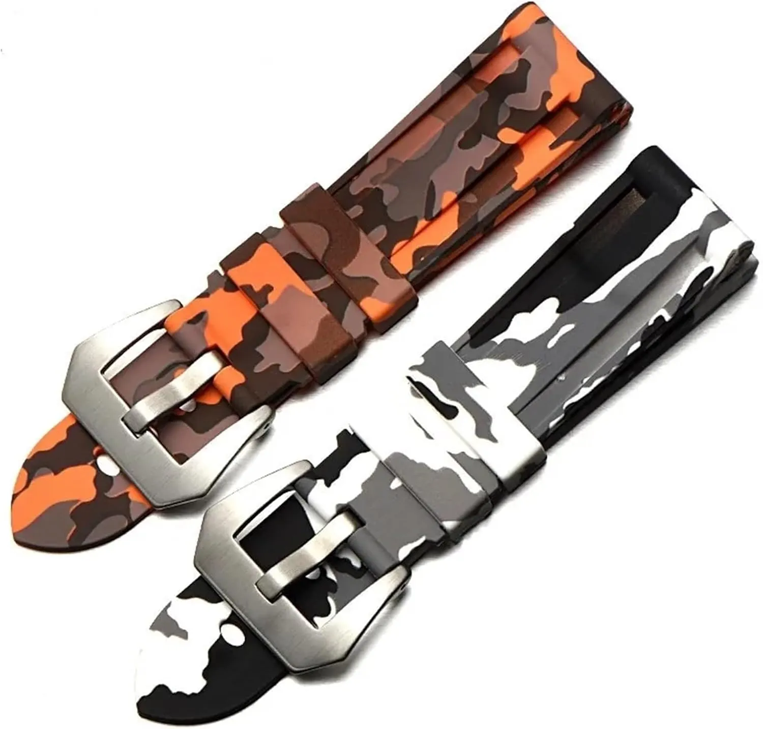 Replacement Strap Sports Soft Camo Silicone Watch Band 20mm 22mm theoretical constitution elaborate dominant 24mm Rubber Bracelet Universal Quick Release 