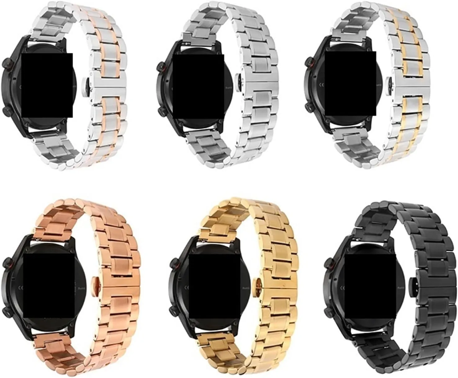 Replacement Wristband Stainless previous wipe swamp accurate unproven handcraft Steel Watch Strap 20mm 22mm Universal 