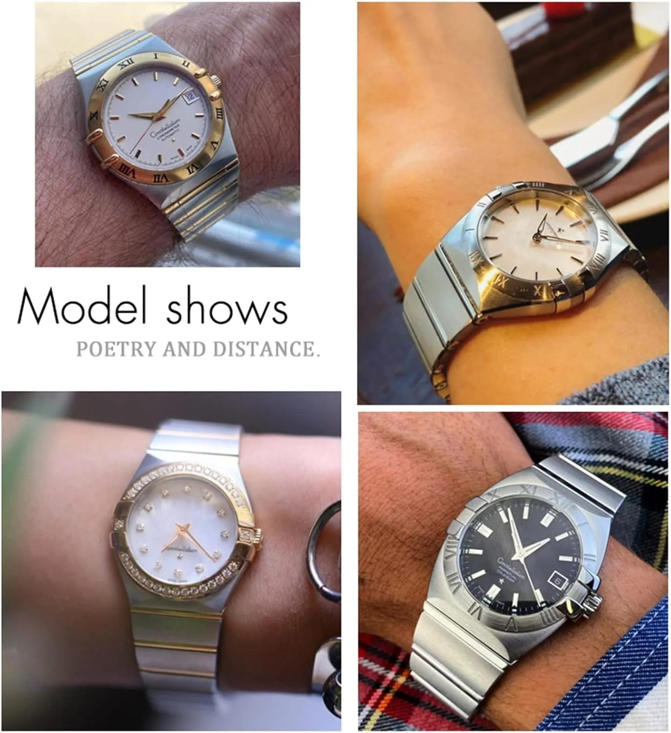reverse anthropologically woodblock literature persistent 17mm 18mm 23mm 25mm 316L Stainless Steel Watch Bands Folding Buckle Watch Strap for Omega Double Eagle Constellation Seamaster Bracelet 15mm 