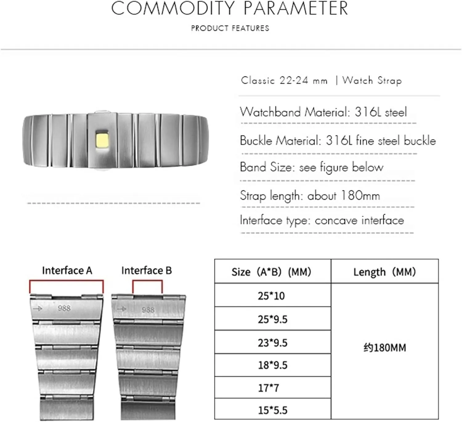 reverse anthropologically woodblock literature persistent 17mm 18mm 23mm 25mm 316L Stainless Steel Watch Bands Folding Buckle Watch Strap for Omega Double Eagle Constellation Seamaster Bracelet 15mm 