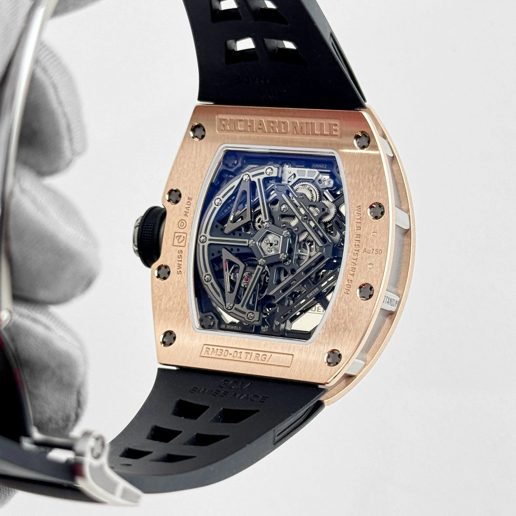 Richard Mille RM 30-01 Declutchable Rotor Rose Gold Skeleton Dial (2023)