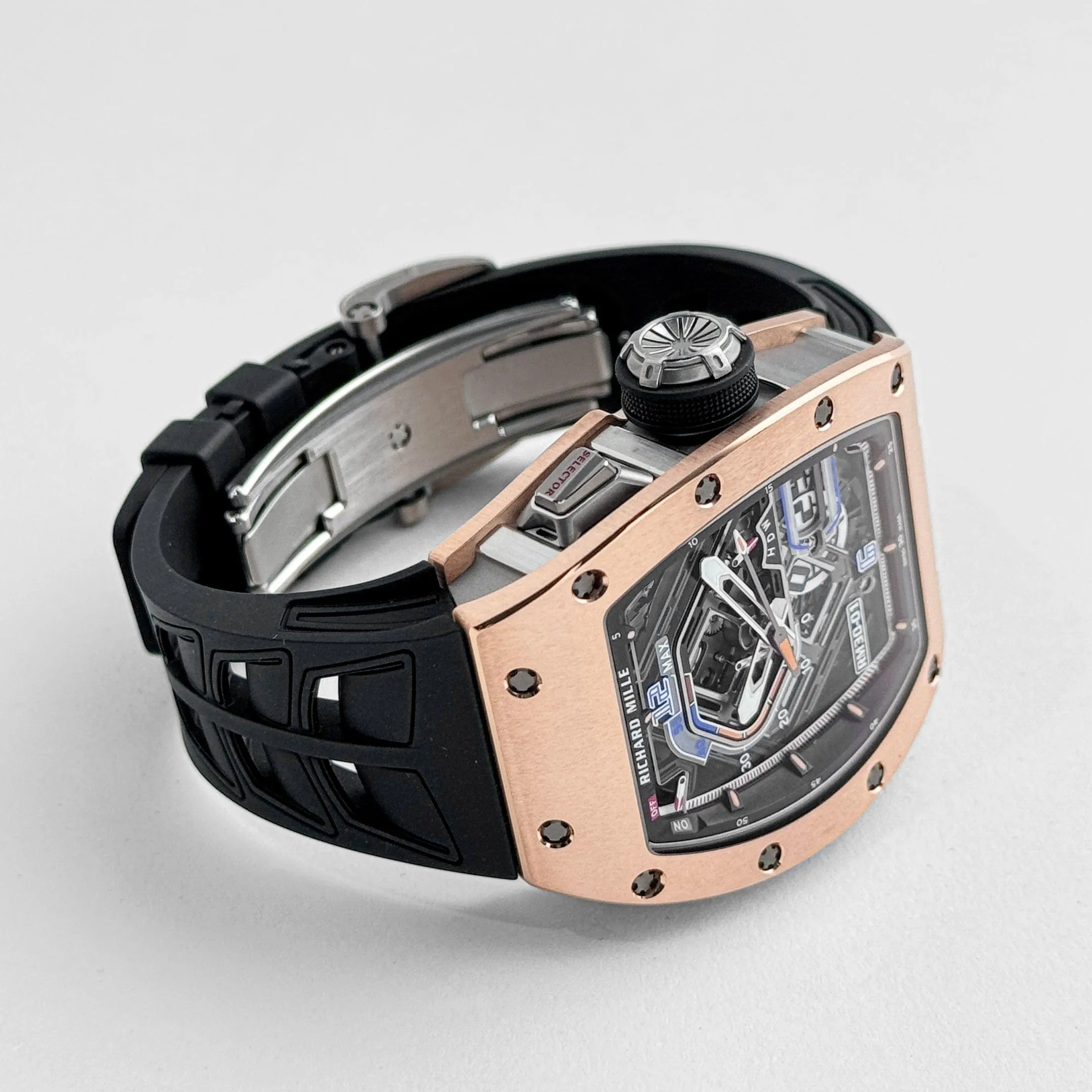 Richard Mille RM 30-01 Declutchable Rotor Rose Gold Skeleton Dial (2023)