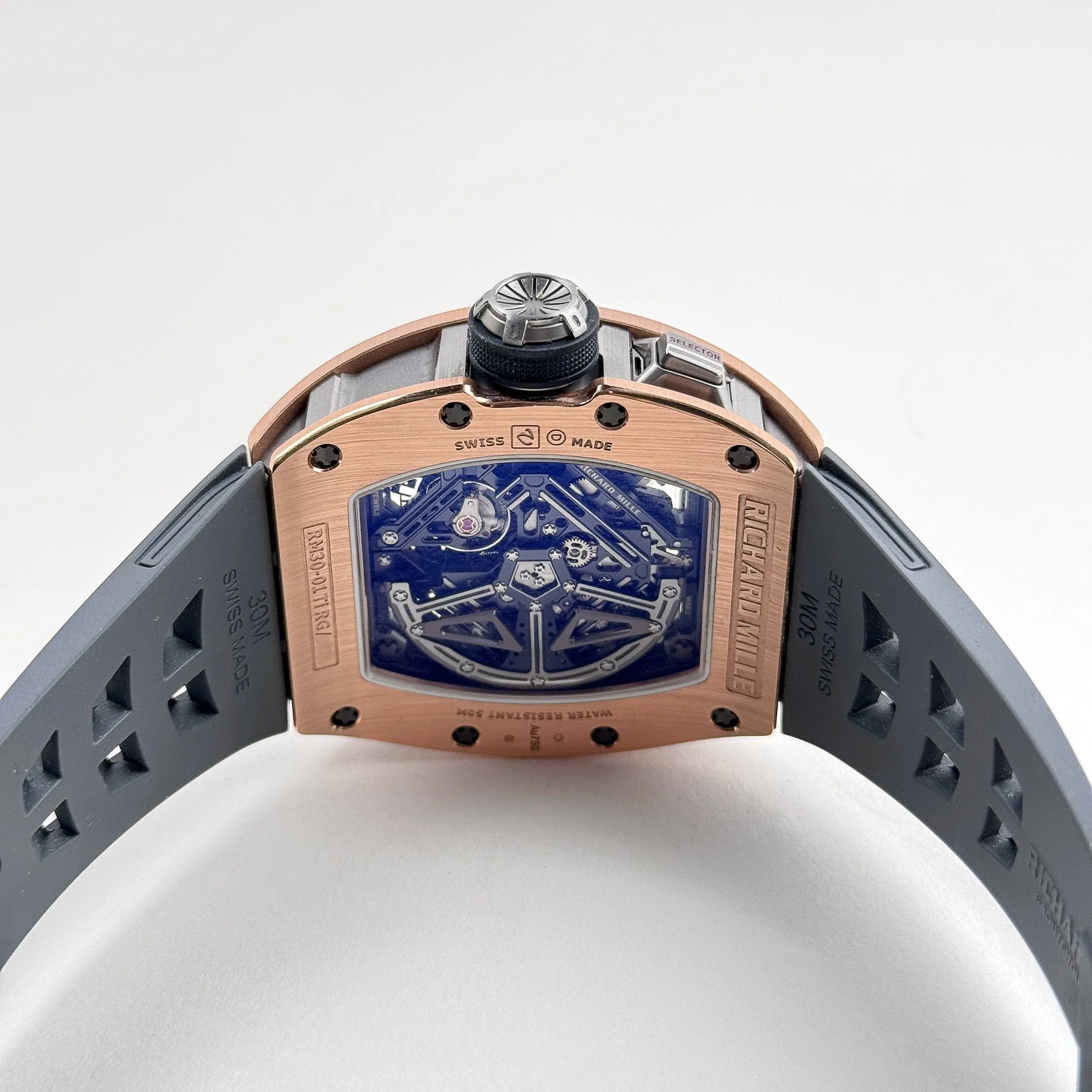 Richard Mille RM 30-01 Declutchable Rotor Rose Gold Skeleton Dial (2024)