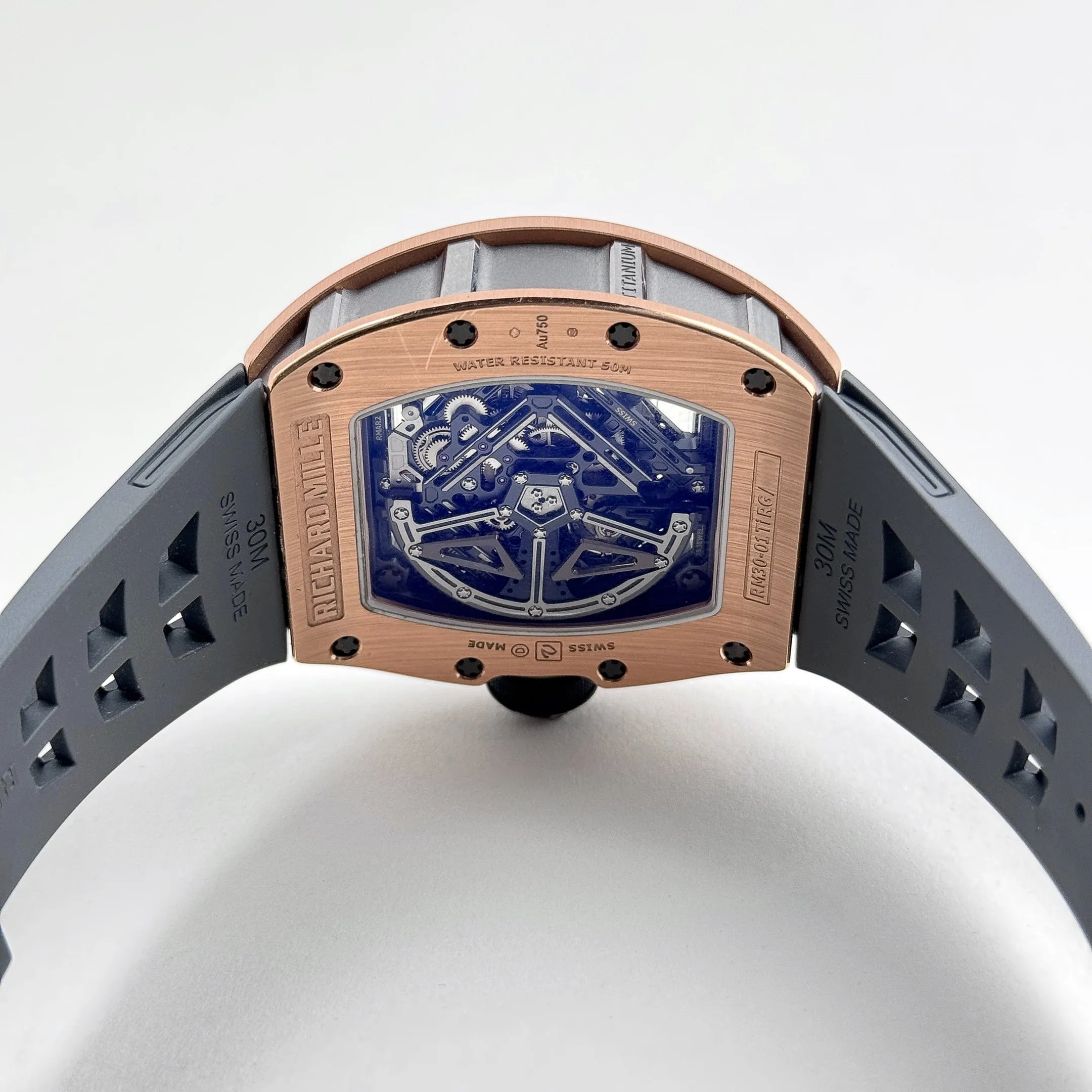 Richard Mille RM 30-01 Declutchable Rotor Rose Gold Skeleton Dial (2024)