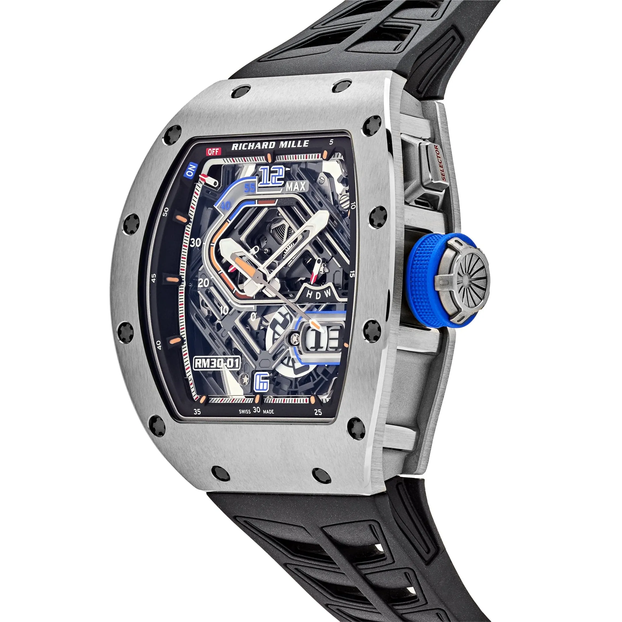 Richard Mille RM 30-01 Declutchable Rotor Titanium Skeleton Dial
