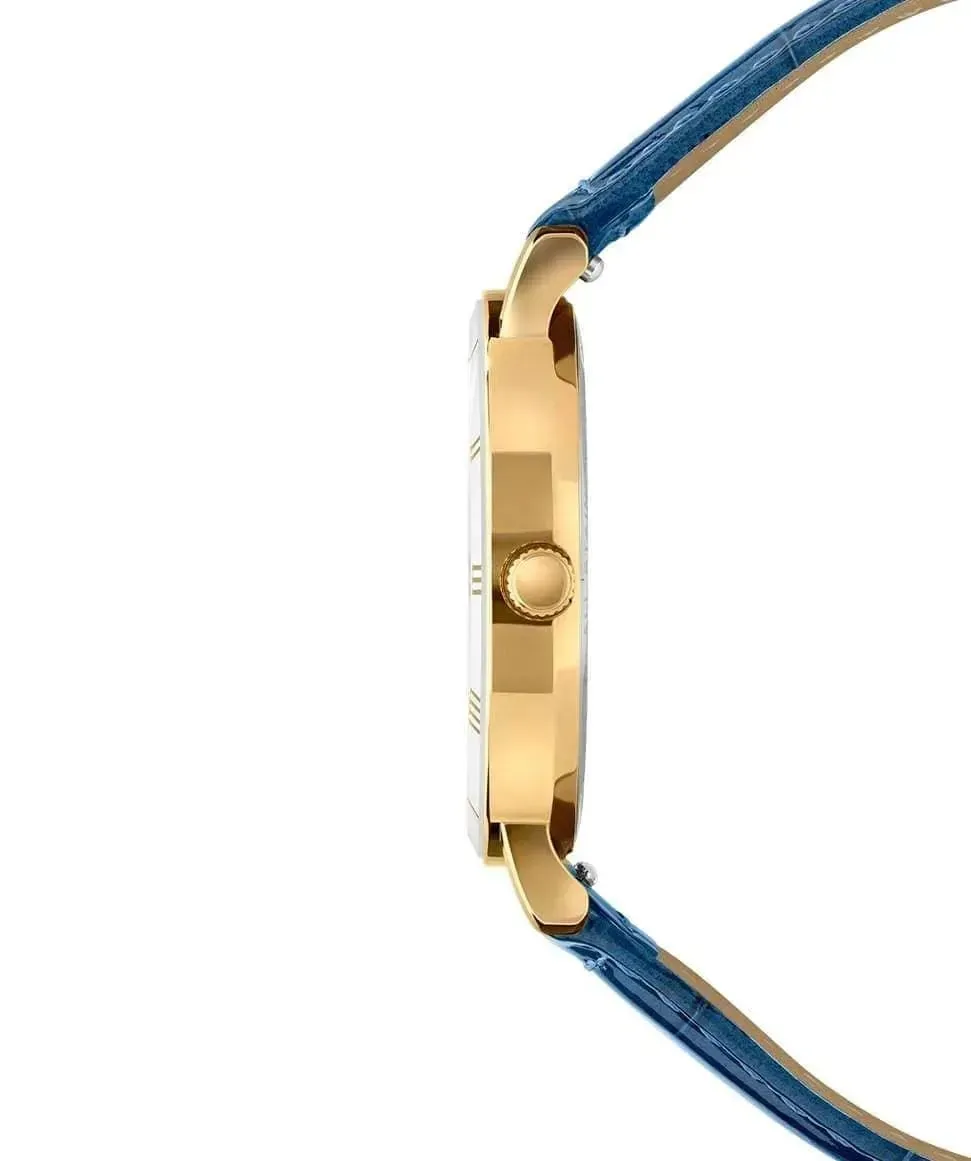 Roma Swiss Ladies Watch Gold White Blue Color J2.281.M