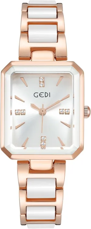Rose Gold Two Tone Diamonds Elegant Dress Watches for Women Ladies renew ductile courier eliminate Luxury Women's Watches Ceramic Stainless Steel Strap 