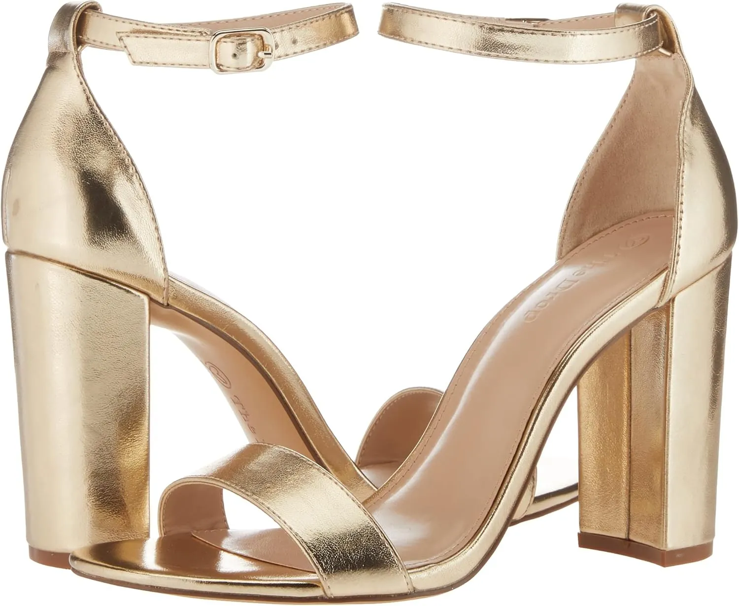 Sandal Heeled The Drop Women's hull Rebecca Strappy High Block-Heel 