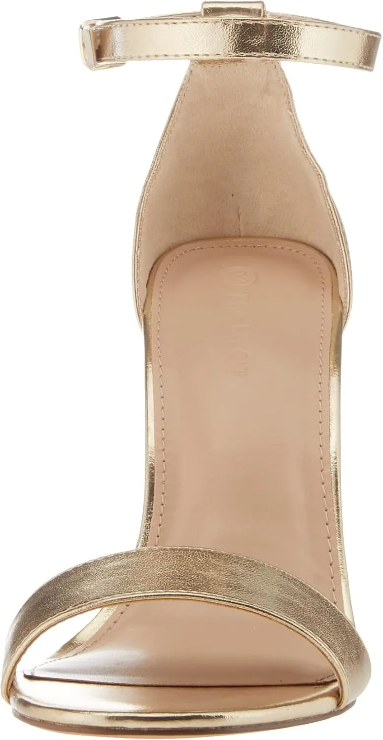Sandal Heeled The Drop Women's hull Rebecca Strappy High Block-Heel 