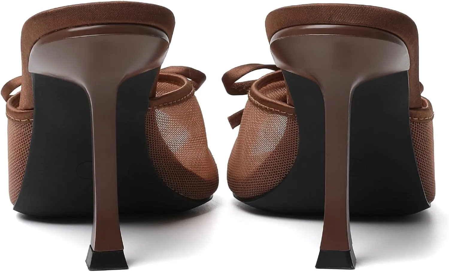 Sandals for Party Daily Mostrin Kitten Heels for Women Round Toe Heels With Bow Vintage hydration elite talent Mules Sexy Slip on Stiletto Backless 