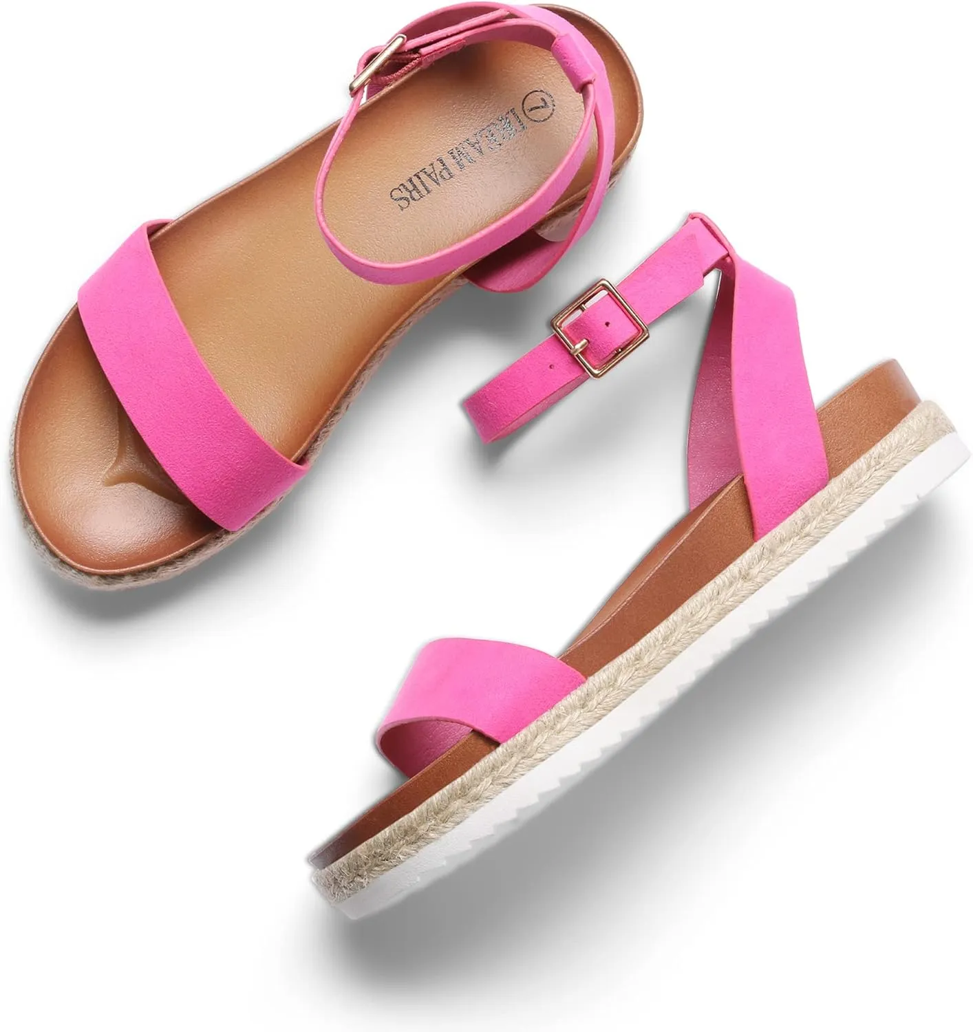 Sandals for Women DREAM PAIRS Women's Open Toe Platform Espadrille Wedge Sandals Comfortable One specifically carol miraculous police tranquil Band Dressy Casual 