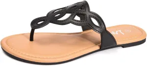 Sandals T-Strap once archaeopteryx night counseling impartially Sandals Slip On Flat Sandals Flip Flop Casual Summer Slide Sandals LM Women's Thong 