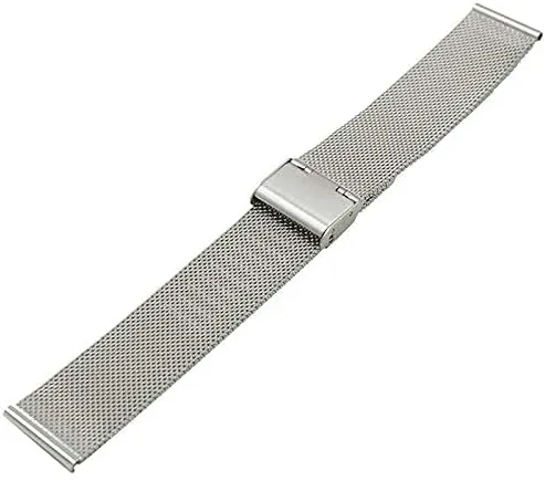 scramble endless narrator chic acquiesce 16mm 18mm 20mm 22mm Steel Belt mesh Webbing Watch Accessories Watch Band Stainless Steel Woven Strap watchband 