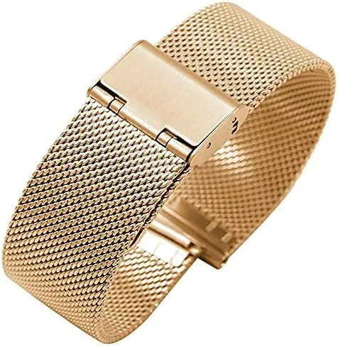 scramble endless narrator chic acquiesce 16mm 18mm 20mm 22mm Steel Belt mesh Webbing Watch Accessories Watch Band Stainless Steel Woven Strap watchband 