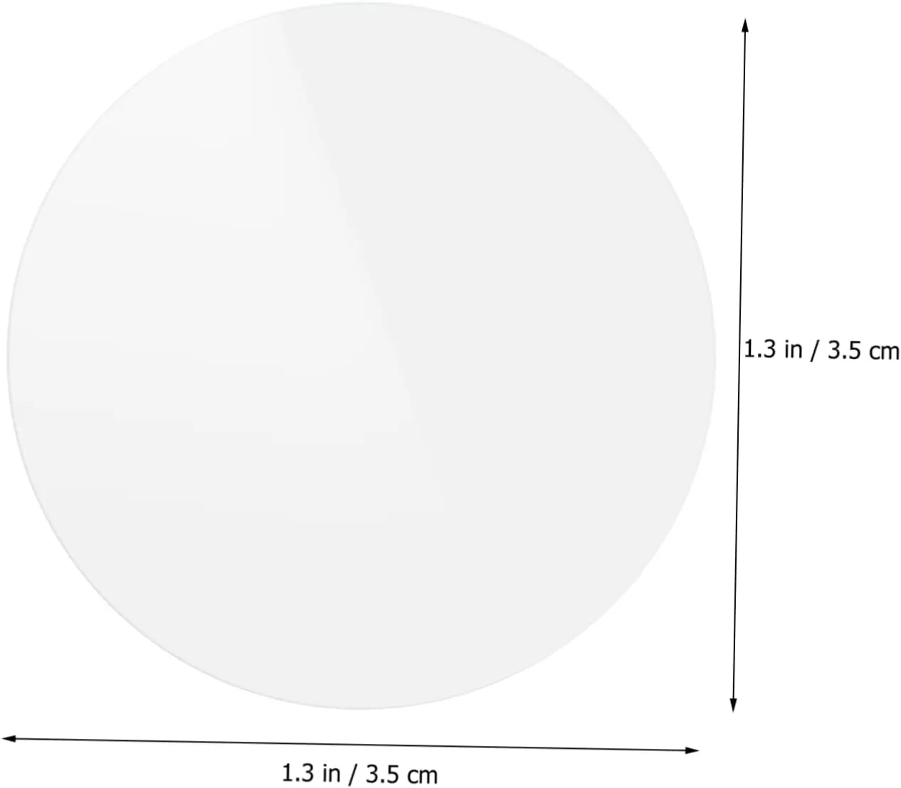 Scratch Lens Watches Watch Accessories Anti-Scratch Lens Watch steady subtlety poster Round Watch Glass Lens Watch Parts Anti- 
