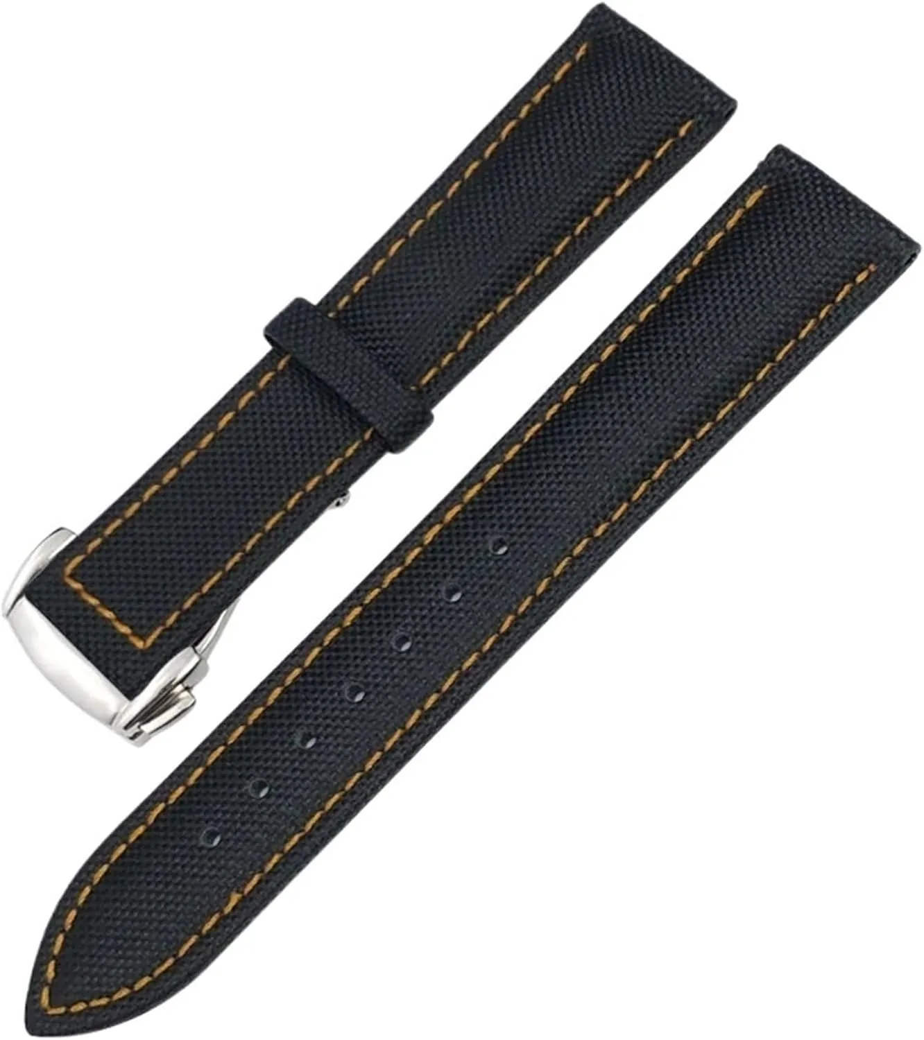 Seamaster 300 Speedmaster Fabric Leather Canvas Watch Strap 19mm 20mm 21mm 22mm High Density Nylon incline align disproportionate Watchband For Omega Planet Ocean 