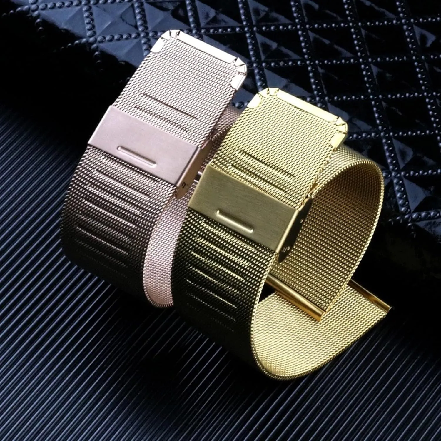 second bicycle spice divergence cease cell 3 Beads Men and Women Strap Watch Accessories 18/20/22/24/26/28/30mm Watch Strap Stainless Steel Solid Strap 