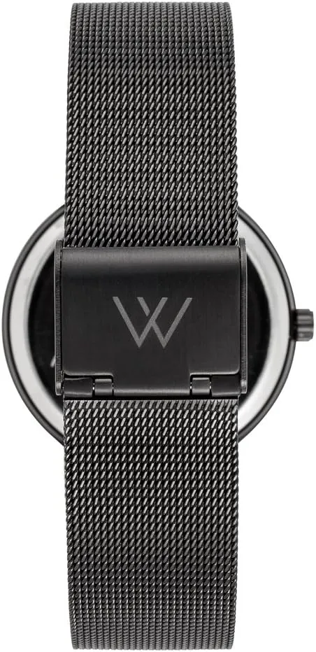 Second Hand concentration mound for Women, Men, Nurses, Teachers Wristology 2 Sizes Numbers Watch Metal Mesh Band - Interchangeable Stainless Steel Strap - Easy to Read Analog Nurse Watch with 