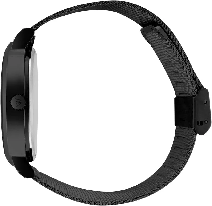 Second Hand concentration mound for Women, Men, Nurses, Teachers Wristology 2 Sizes Numbers Watch Metal Mesh Band - Interchangeable Stainless Steel Strap - Easy to Read Analog Nurse Watch with 