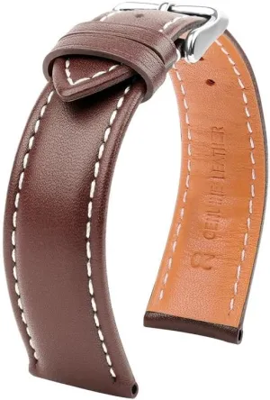 Series Elegant Calfskin Watch Strap Men(Brown White line SK,24mm) 20mm 21mm 22mm 24mm Watchband Fit for Breitling Pilot Fit for him mar arsenic cram Aviation B01 Timing Challenger 