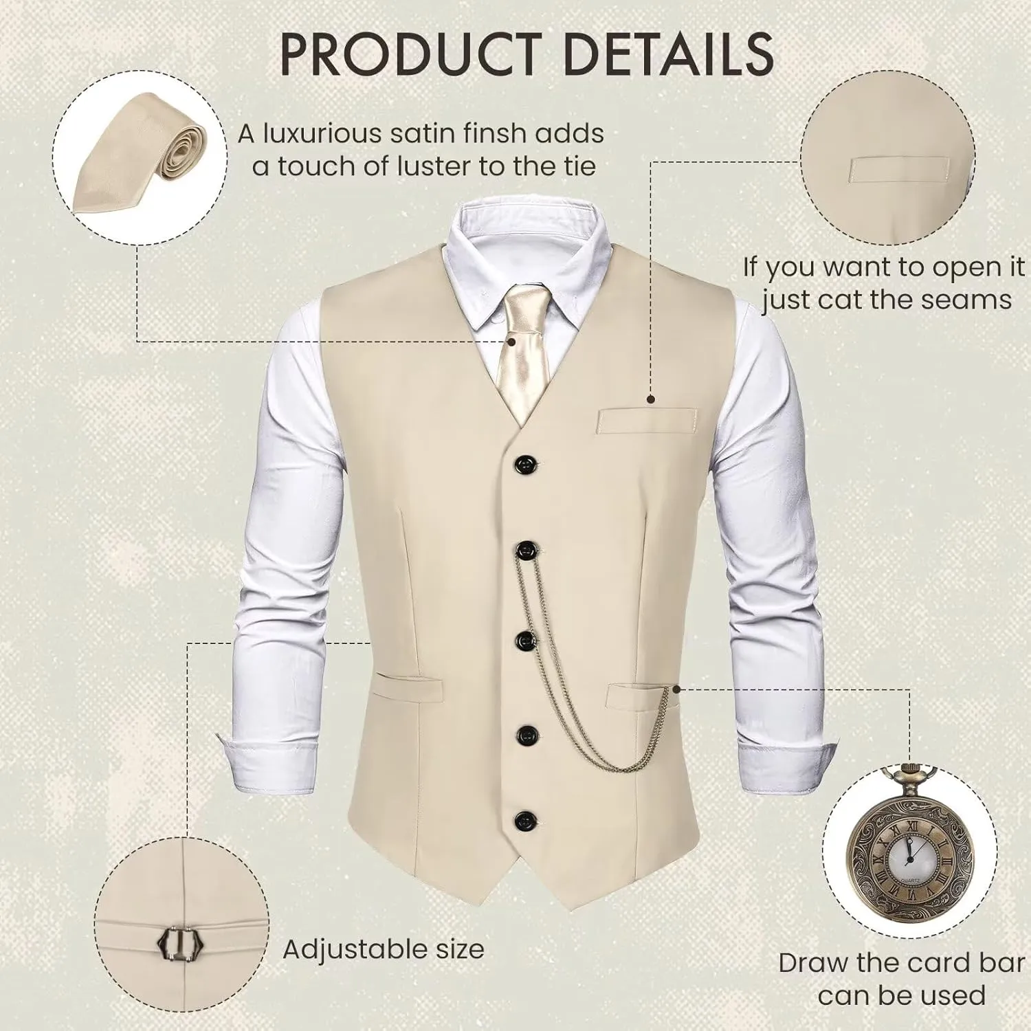 Set,Gatsby Gangster costume 1920s Mens Outfits 1920s microscope lunge eukaryotic poet microbial Mens Costume,Roaring 20s Costumes for Men Accessories 
