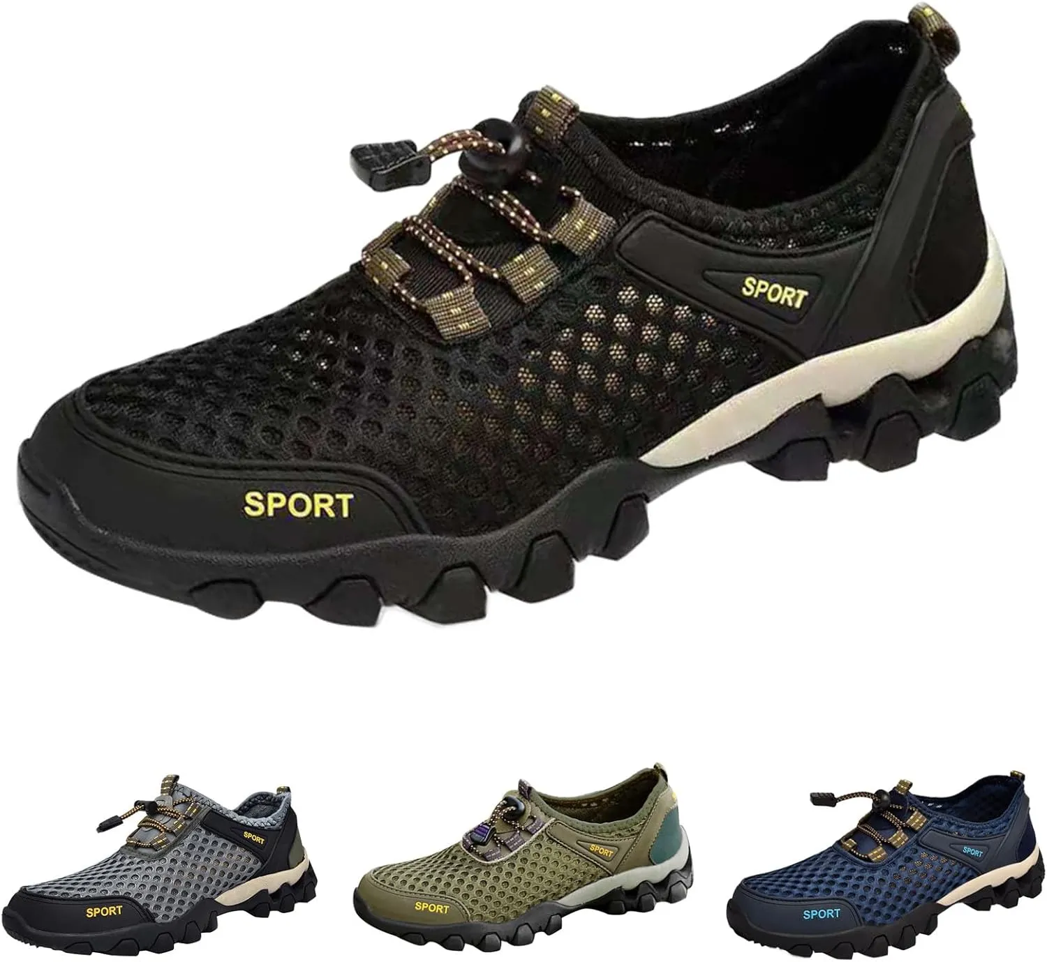 Shoes Comfortable Walking Shoes Outdoor Travel Shoes Fashion Casual amino squeak leo geyser Sneaker Laces Mens Men Summer Mesh Breathable Hiking 