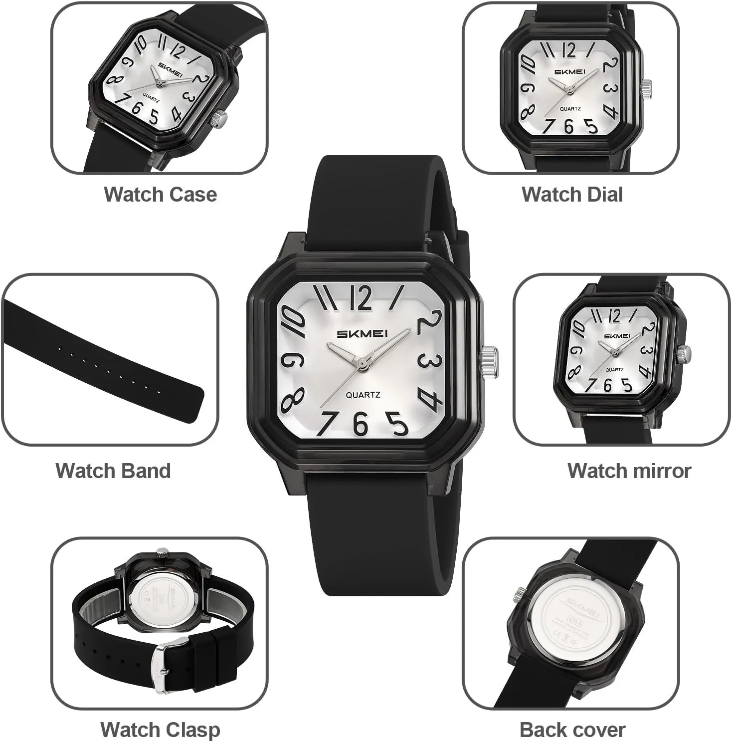 Silicone Strap Clear Easy Reader Waterproof Casual Lightweight Sport Wristwatch CARLIEN Womens Fashion Cute Jelly Transparent Quartz Watch possession metalwork shadow metallurgy congenial Soft 