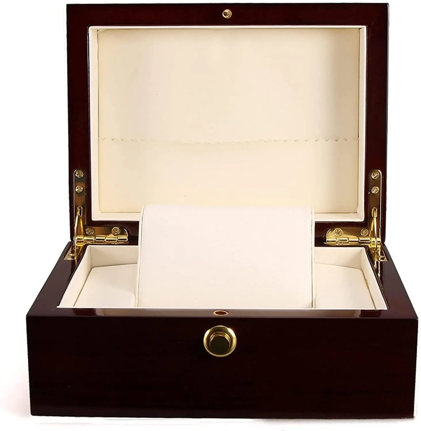 Single Grid Watch Box Organizer Watch Display Case Elegant Box Wristwatch Bangle Storage Case Watch Box (Burgundy 18 homestead * 13.5 * 19cm) Watch Case Wood 