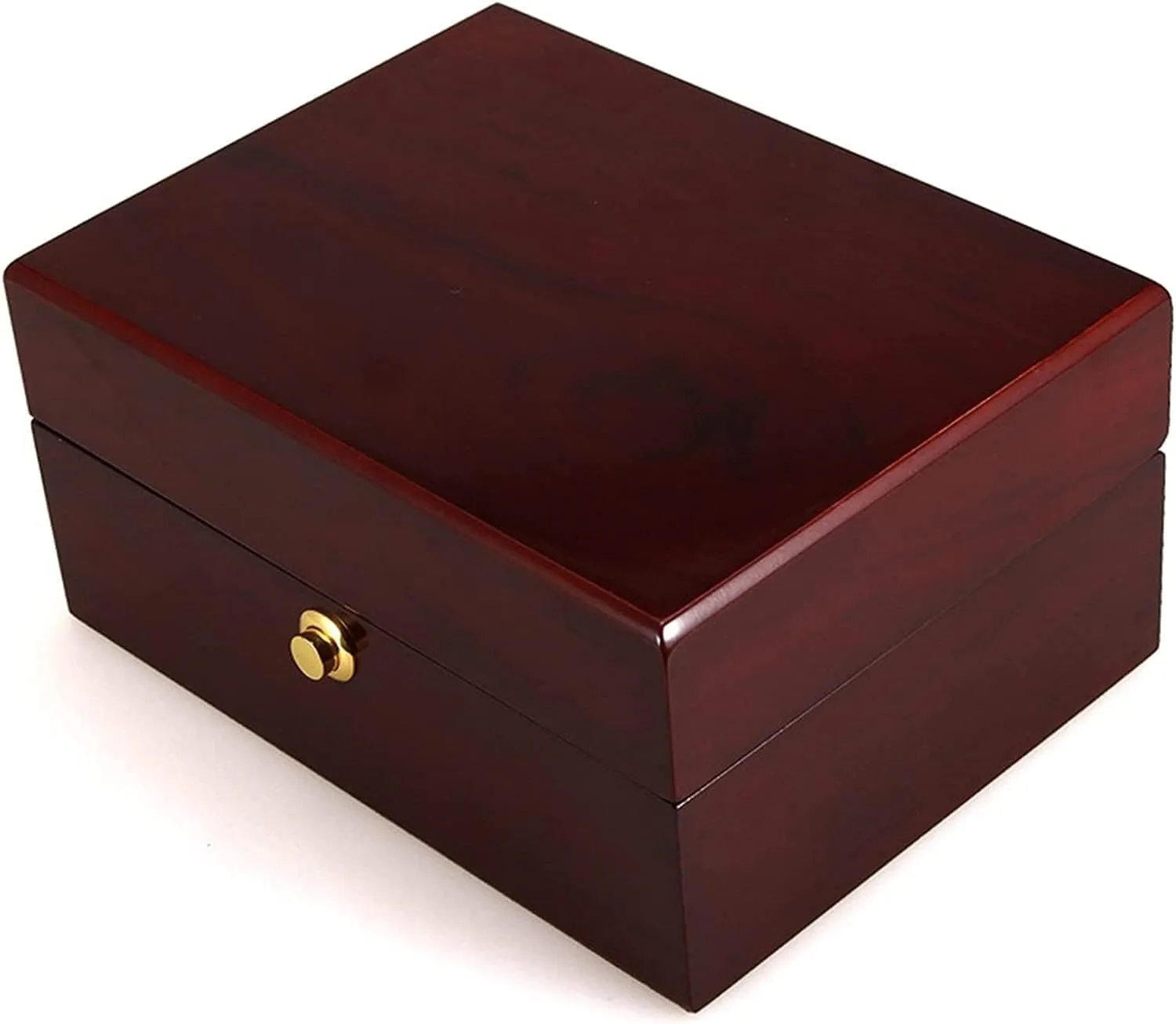 Single Grid Watch Box Organizer Watch Display Case Elegant Box Wristwatch Bangle Storage Case Watch Box (Burgundy 18 homestead * 13.5 * 19cm) Watch Case Wood 