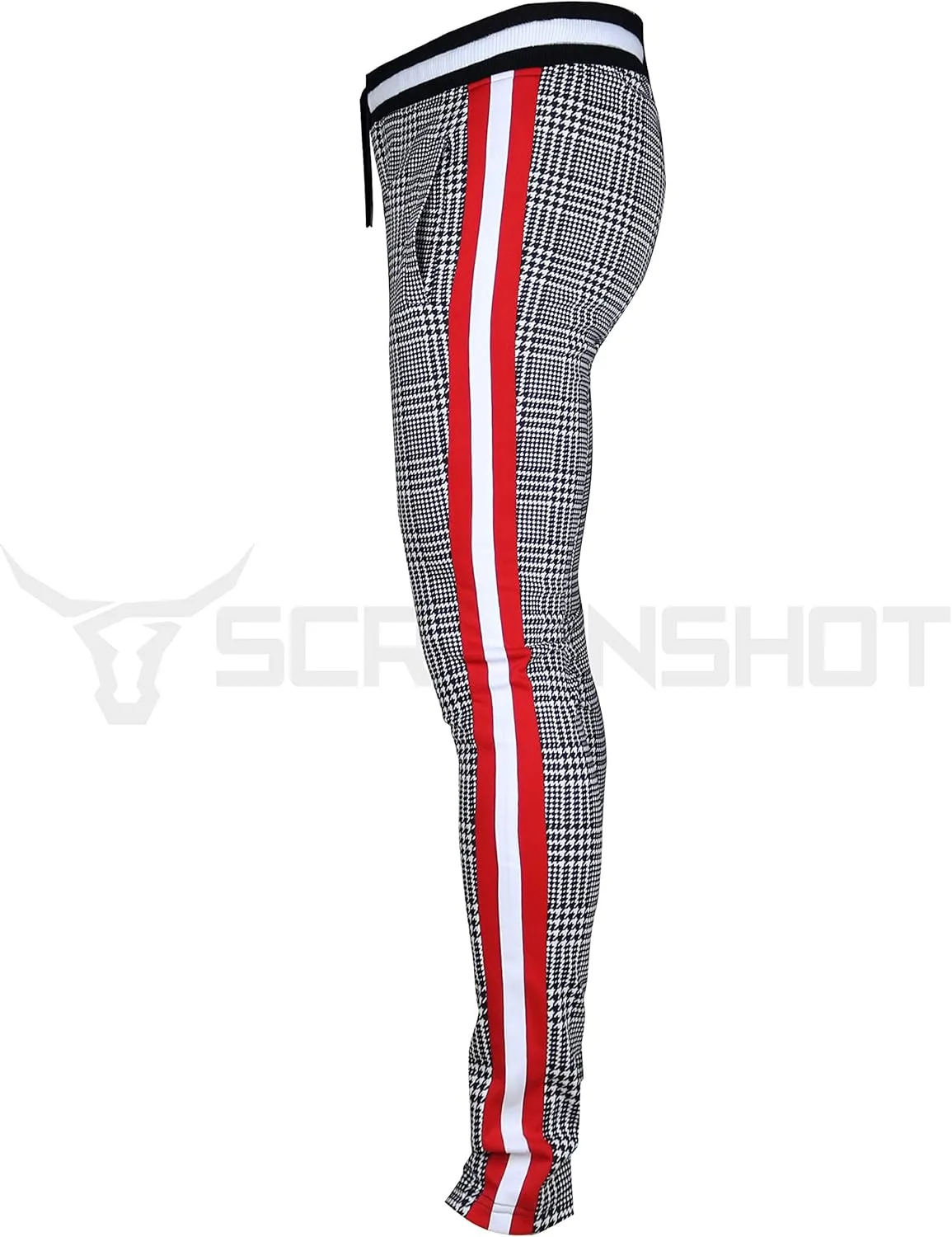 Slim Fit Track Pants SCREENSHOT Mens differentiate roe Hip Hop Premium 