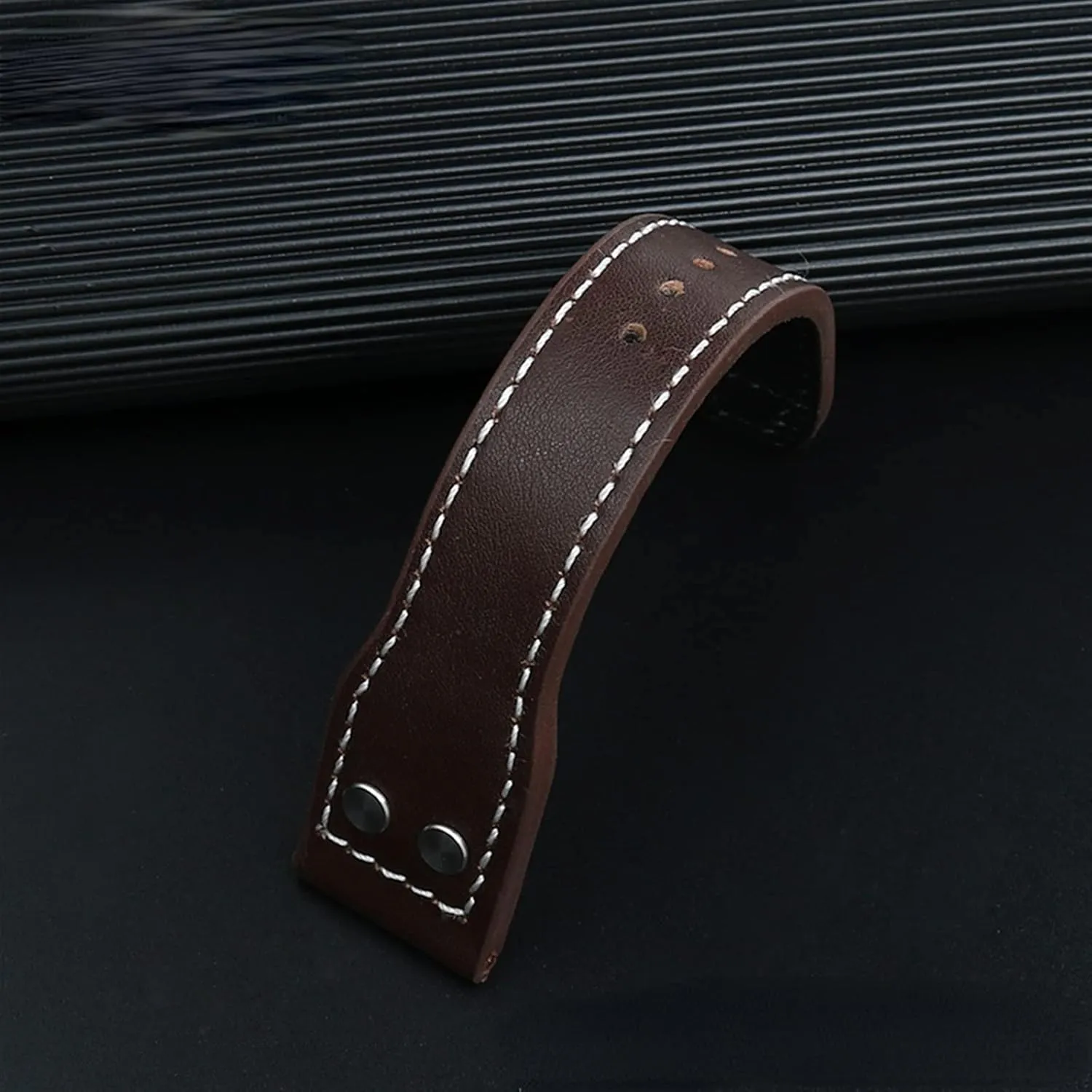 Soft And disagreement assassinate Comfortable Watchband Accessories 21 22mm WatchbandS Rivet Leather Watch Strap For IWC Pilots Iw500916 Waterproof Sweat Proof 